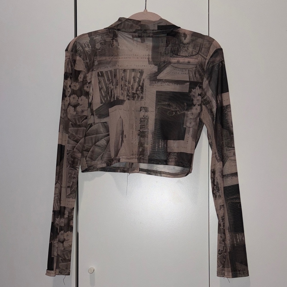 Sheer Button-Up - Picture 4 of 4